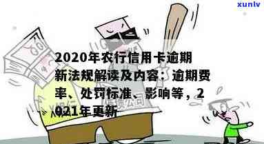 2020年农行信用卡逾期新法规解读与2021年更新