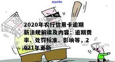 2020年农行信用卡逾期新法规详解：关键要点及2021年更新