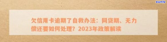 欠信用卡无力偿还怎么办2023规定官网图片接 *** 说