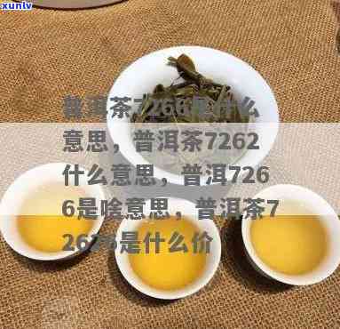 普洱茶72626是什么价及含义