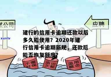 建行信用卡逾期多久停用一次？逾期还款后多久恢复使用，新规详情