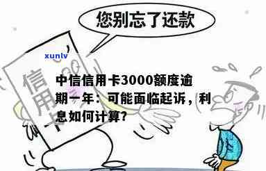 中信信用卡欠款3000元，是否会引发诉讼风险？