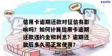 信用卡逾期还款影响及利息违约金问题