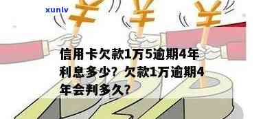 逾期信用卡欠款1.5万，后果知多少？