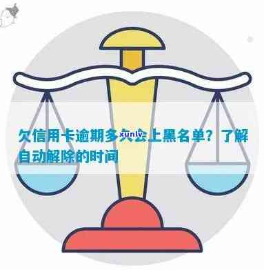 欠信用卡逾期多久后会黑名单及多久自动解除，欠款逾期被起诉与成为黑户的风险解析