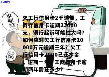 工商银行信用卡1000逾期1年后果及解决办法，协商分期还款可能性，3000元及1万逾期起诉时间