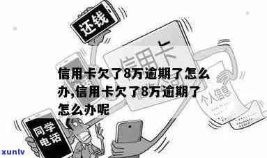 如何应对逾期8万元信用卡债务半年之久的问题？