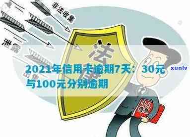 2021年信用卡逾期7天 30元100块7000元不同逾期情况汇总