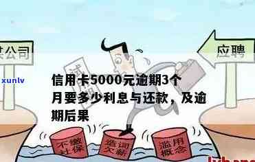 农业信用卡5000元逾期利息多少：欠款三年未还计算