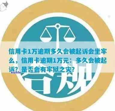 信用卡1万逾期三年后要还多少钱以及逾期多久可能被起诉坐牢风险