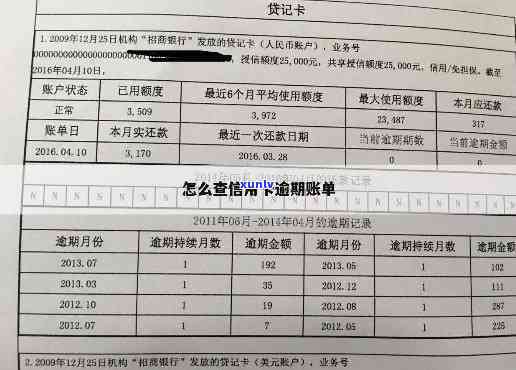 怎样查询信用卡有逾期信息记录吗