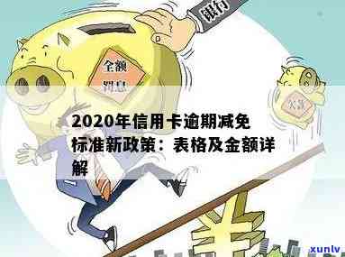 2020年信用卡逾期减免政策详解