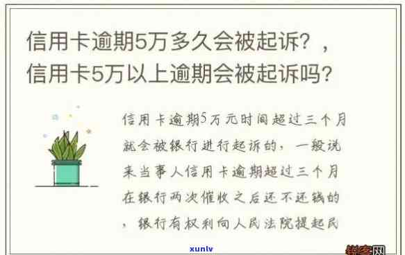 欠信用卡逾期多少会被起诉成功判几年刑