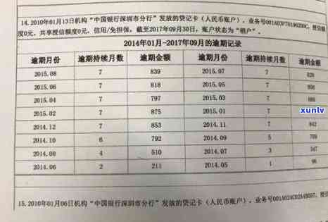 信用卡逾期自查情况报告