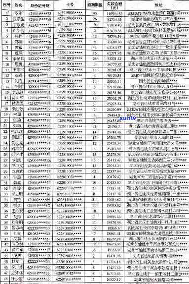 绥县信用卡逾期人员名单公示查询公布