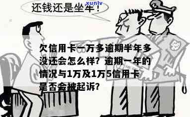 欠信用卡不超过一万会怎么样？会被起诉吗？怎么办？