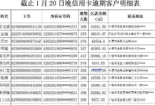 保靖县信用卡逾期