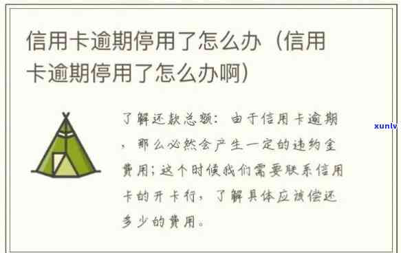 贷款逾期信用卡被停用