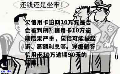 信用卡欠款10万的刑事责任和可能的判刑，以及如何解决债务问题