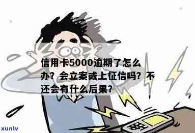 信用卡5000逾期后果：会上吗？怎么办？