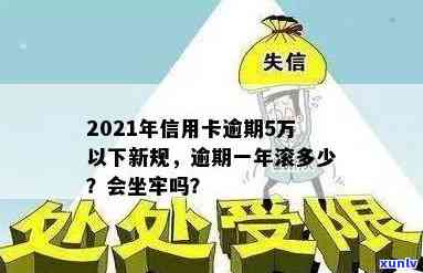 2021年信用卡逾期5万新规：逾期一年滚多少？会坐牢吗？一个月要多少利息？