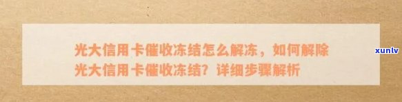 光大逾期三个月解冻成功：详细步骤与影响分析，如何避免类似情况？