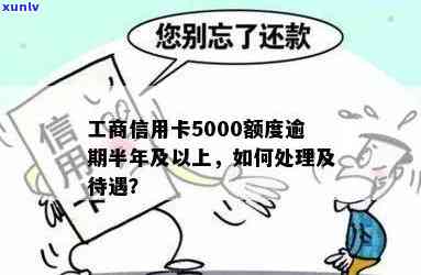 工商银行信用卡逾期五个月，信用额度5000元的后果与解决 *** 