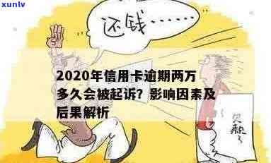 信用卡逾期2万会被起诉么？2021年和2020年的逾期后果及新法规解读