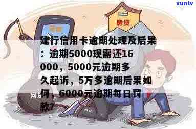 我建行信用卡逾期7个月5000元，该怎么办？