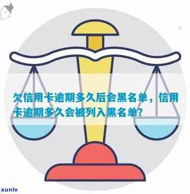 信用卡逾期6个月，是否会被列入黑名单？多久才会影响信用？