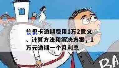 信用卡逾期利息计算：一年一万额度会产生多少费用？