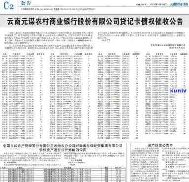 云南县农村商业银行信用卡逾期纠纷案件信息查询及法院公告