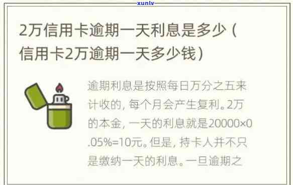 信用卡逾期利息计算：一年内7万本息的乌有困扰