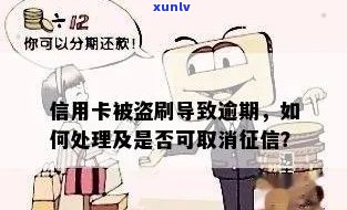 信用卡盗刷导致逾期，应该如何处理？