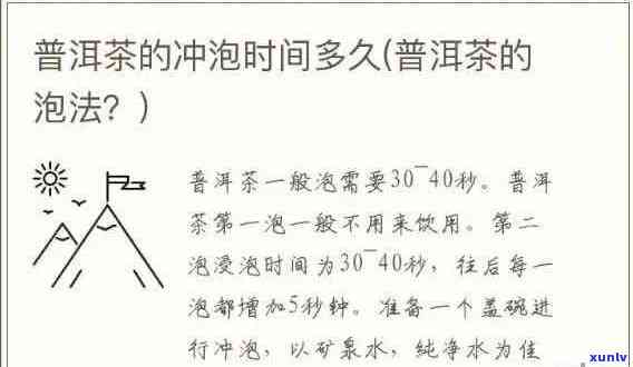 普洱茶叶冲泡度与时间的科学掌握：从熟茶到生茶全方位解析