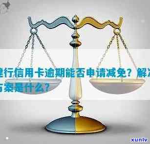 建行信用卡逾期后减免：政策与处理方式详解