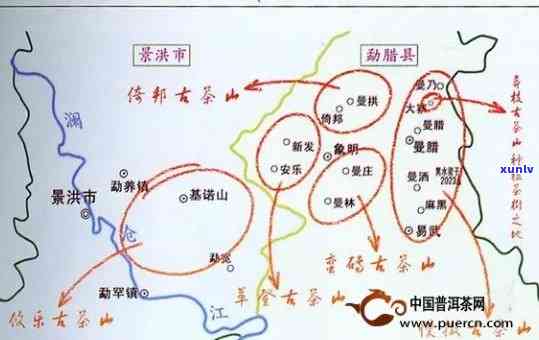 云南普洱茶六大古茶山地理位置与茶产业特色分析