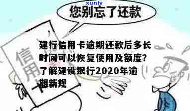 建行信用卡逾期还款额度会变吗？逾期后多久能使用？一次逾期会影响贷款吗？