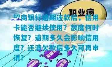 新「招行信用卡逾期更低还款后，是否可以继续使用以及如何恢复信用？」