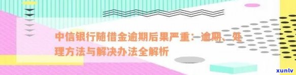 中信银行逾期报案：如何处理、相关政策及注意事项，全面解决用户搜索疑惑