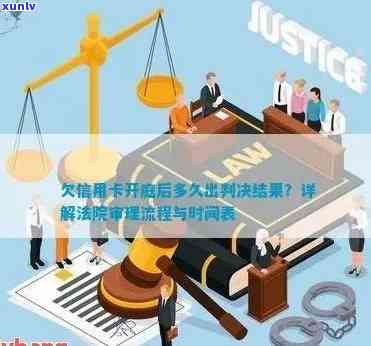 信用卡欠款诉讼开庭后，判决结果需要多长时间才会出炉？