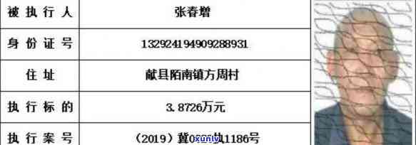 逾期信用卡名单公示：静县失信被执行人名单更新