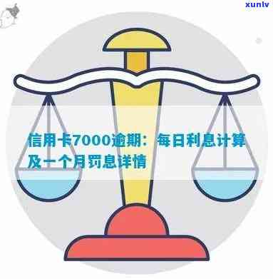 信用卡7000逾期一个月罚息多少-信用卡7000逾期一个月罚息多少钱