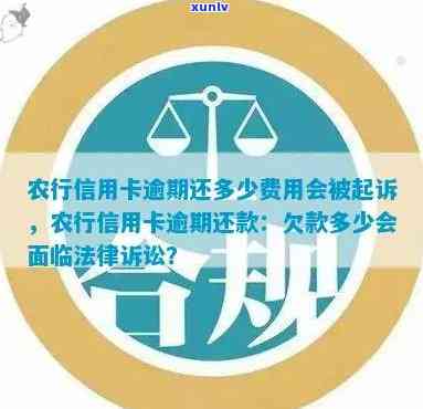 农行信用卡逾期4900元：处理 *** 、起诉风险与新法规详解