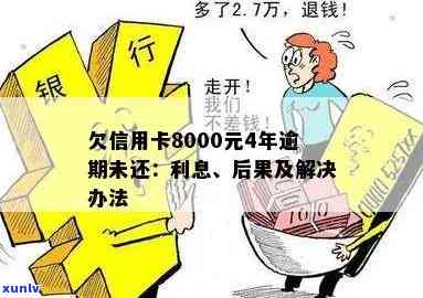 信用卡逾期8000元利息计算 *** 及解决方案，详解如何应对信用卡欠款问题