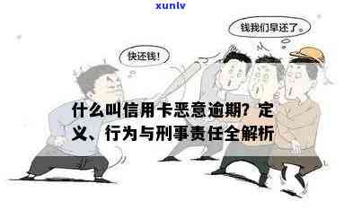 什么是信用卡恶意逾期：行为、罪名、案例详解