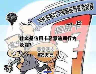 什么是信用卡恶意逾期：行为、罪名、案例详解