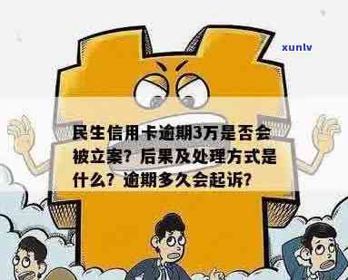 民生信用卡逾期：立案流程、后果及解决 *** 全方位解析