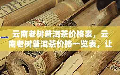 云南大树普洱茶价格大全：了解各类普洱茶的最新市场行情及购买建议