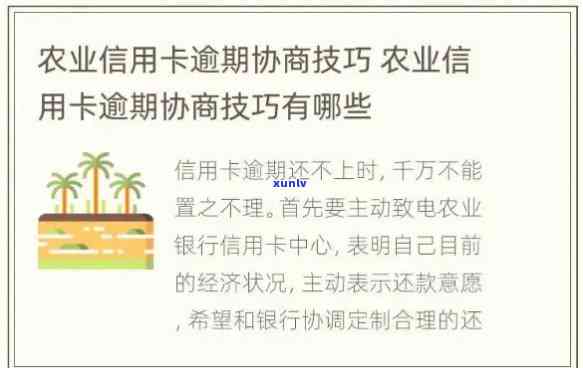 2018年农业银行信用卡逾期处理策略与后果分析：信用维护的重要性